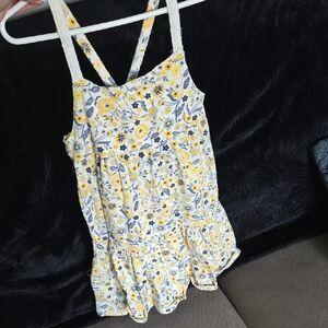 💚5/$20💚Yellow Floral Sundress Romper